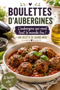 Boulettes d’aubergines savoureuses prêtes à être servies dans une lunchbox.