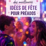 Une fête colorée avec des décorations et des jeux pour préados.