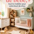 Chambre de bébé avec mobilier ergonomique et décor chaleureux.