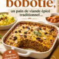 Un plat de bobotie chaud, savoureux et coloré, parfait pour un repas familial