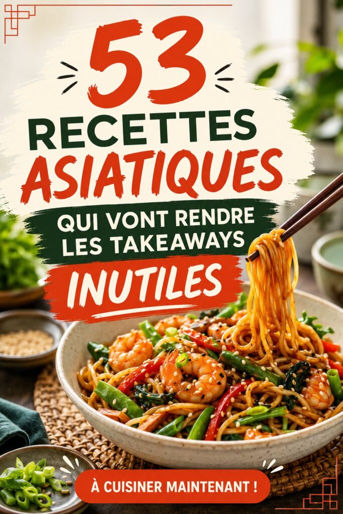 Lunchbox avec des recettes asiatiques pour enfants, colorées et appétissantes.