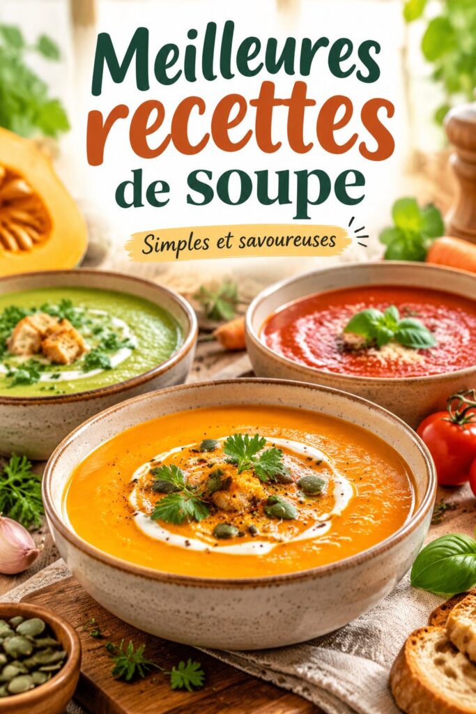 Soupe colorée dans une lunchbox pour enfants, garnie de légumes frais