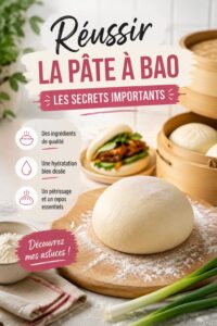 Image de délicieuses baos maison, préparées avec soin et présentées sur une assiette.