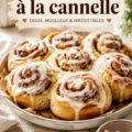 Roulés à la cannelle dorés présentés sur un plat, parfaits pour une lunchbox.