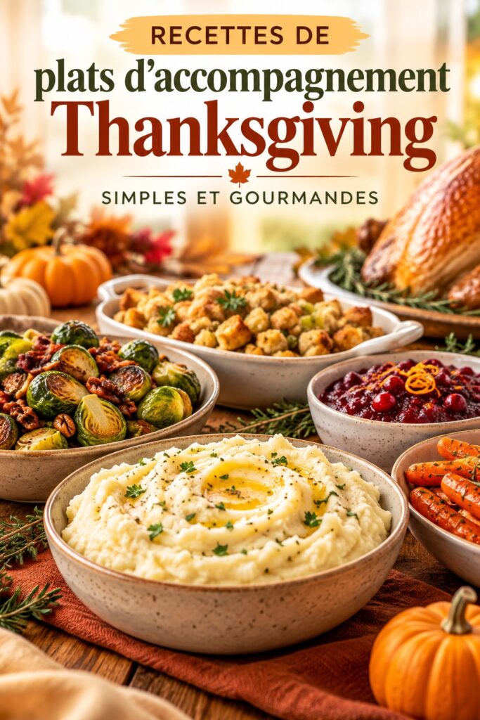Recettes d'accompagnements gourmands pour Thanksgiving