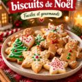 assortiment de biscuits de Noël faits maison sur une table festive