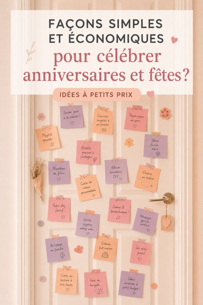 Idées de célébrations économiques pour enfants, avec gâteaux et jeux