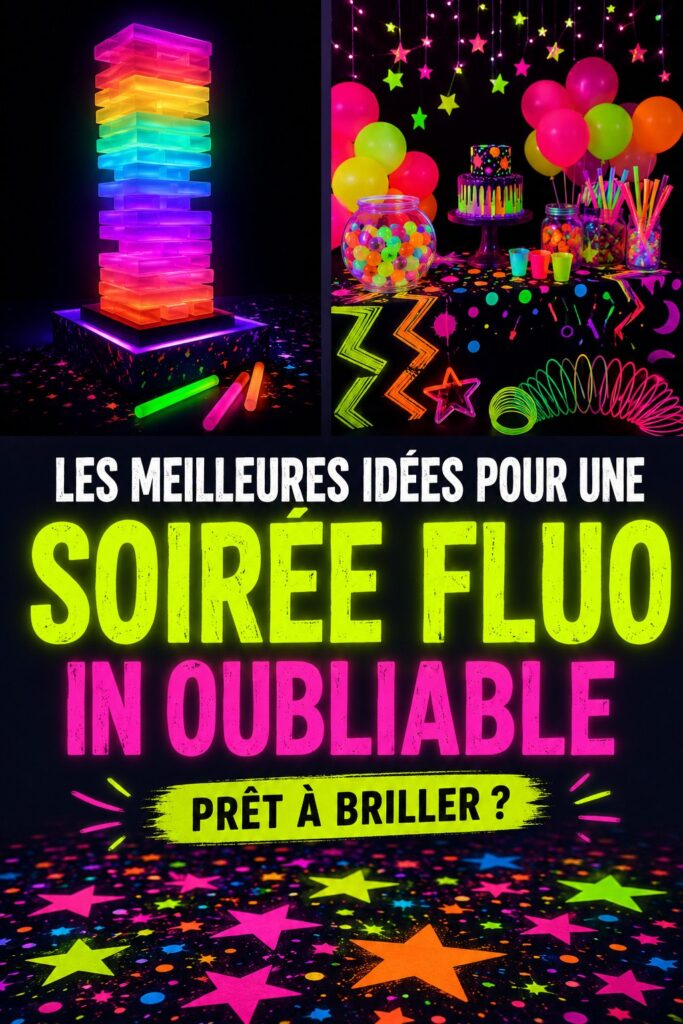 Fête lumineuse pour enfants avec décorations éclatantes et recettes gourmandes.