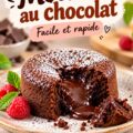 Moelleux au chocolat sur une assiette décorée, parfait pour les enfants.