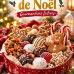 Des confiseries de Noël colorées et festives préparées avec des enfants